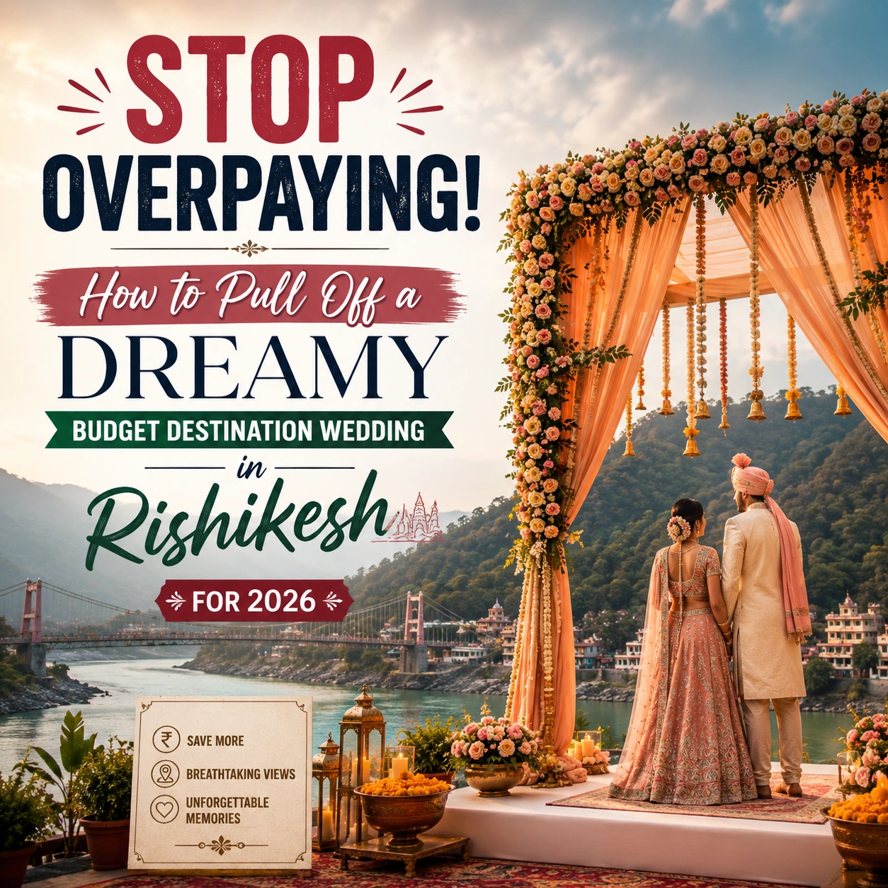 Budget destination wedding in Rishikesh